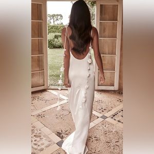 White long dress